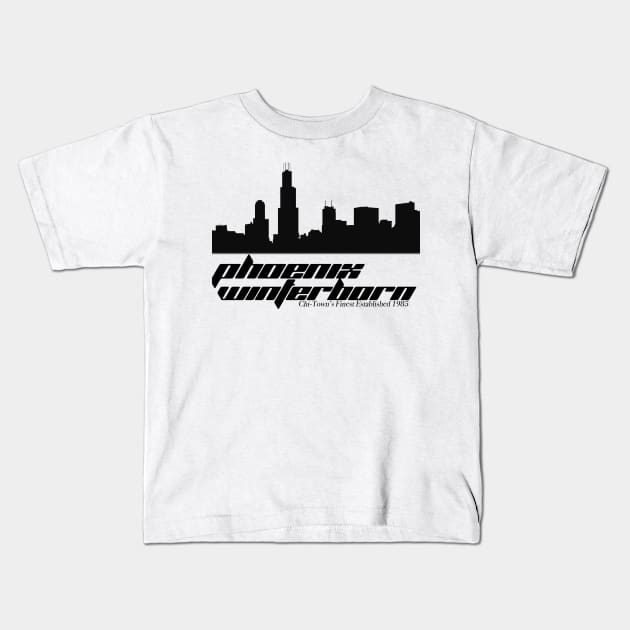 Chi-Town's Finest Kids T-Shirt by PhoenixWinterborn